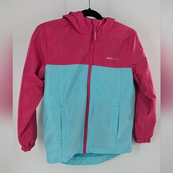 Eddie Bauer Kid's Girls Lightweight 3 in 1 Jacket Pink Size M (10/12) New - Picture 5 of 5